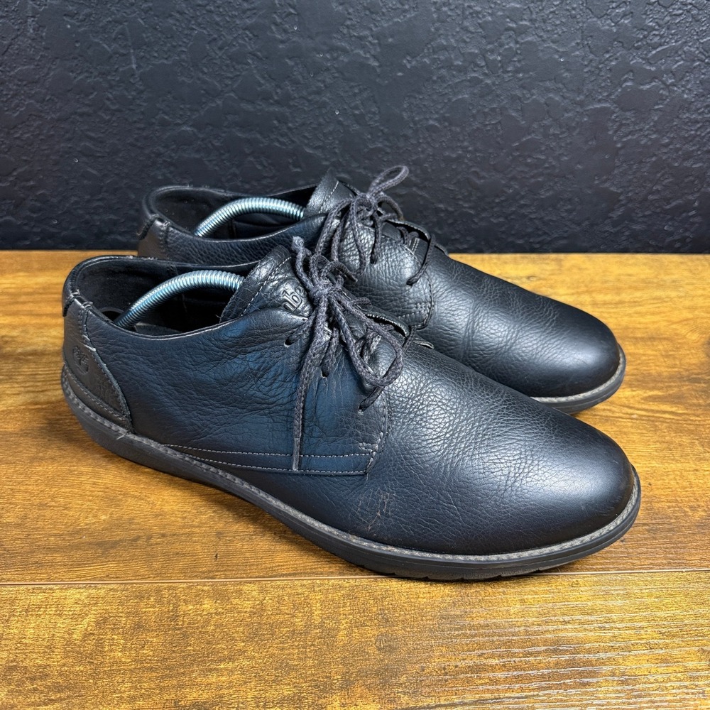 Timberland Kendrick A12BD Black Full Grain Leather Oxford Mens Size 11 US